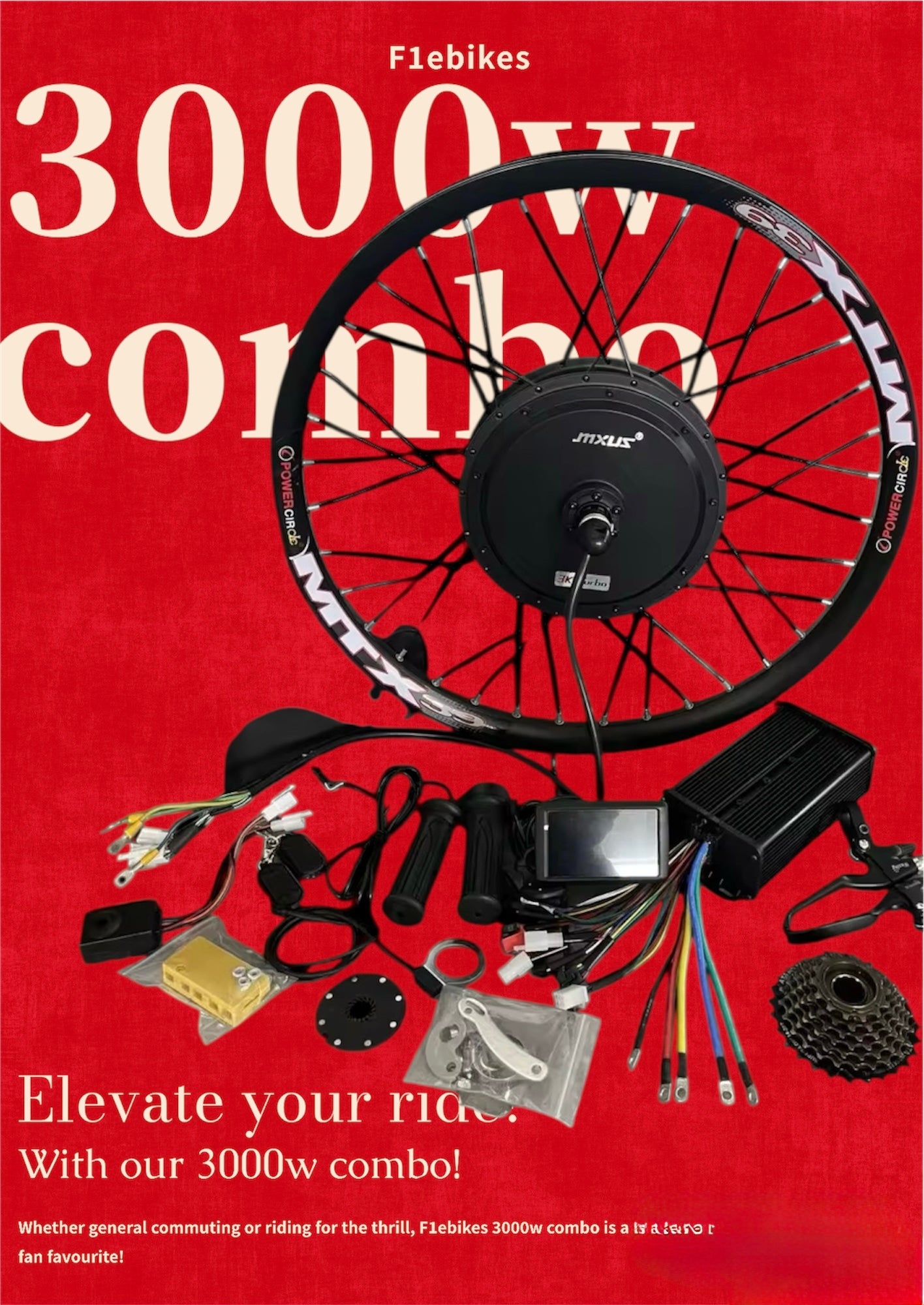 3000w ebike kit 72v 30ah combo – f1ebikes