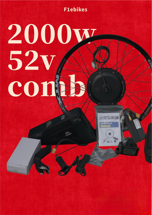 2000w ebike kit + 52v 20ah combo