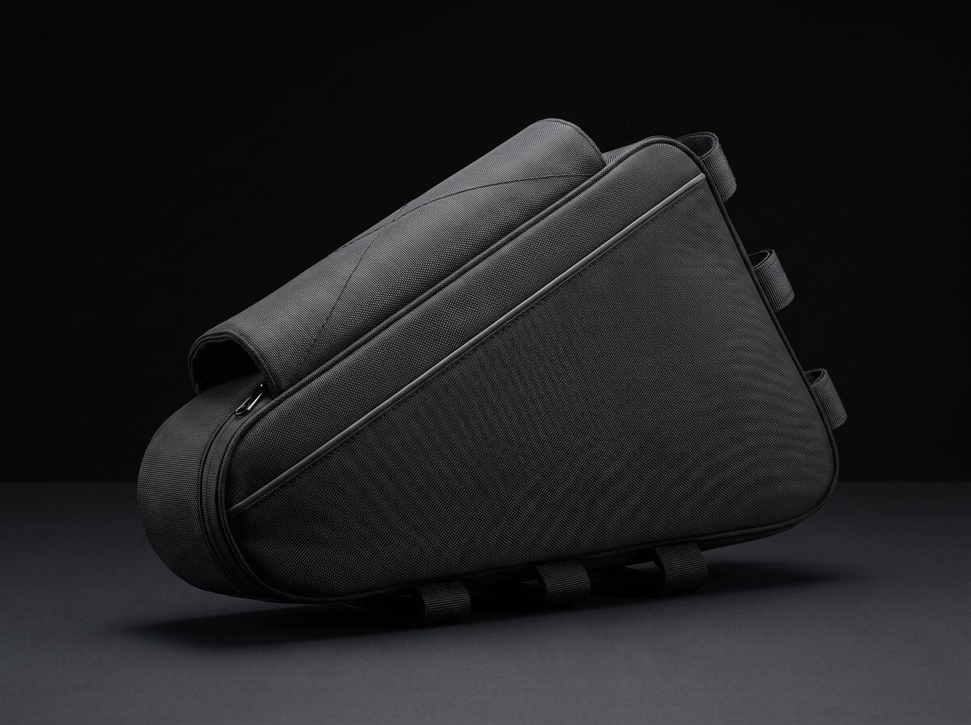 Included triangular battery bag