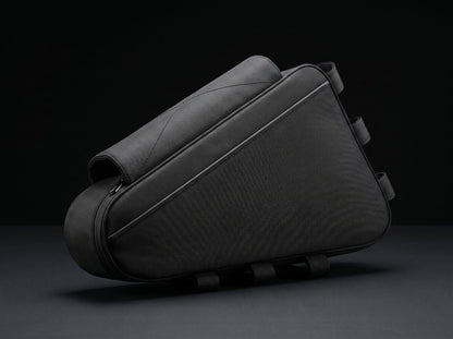 Included triangular battery bag