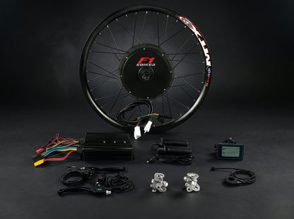 1500W conversion kit flat lay with SW900 display