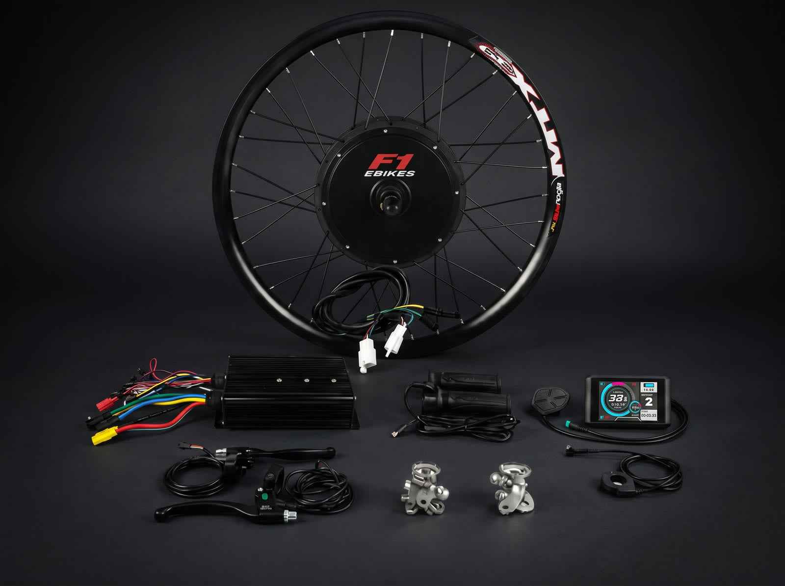 2000W conversion kit flat lay with UKC1 display